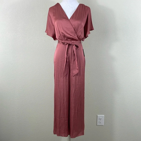 Express Pants - NWT Express dusty pink jumpsuit size xs